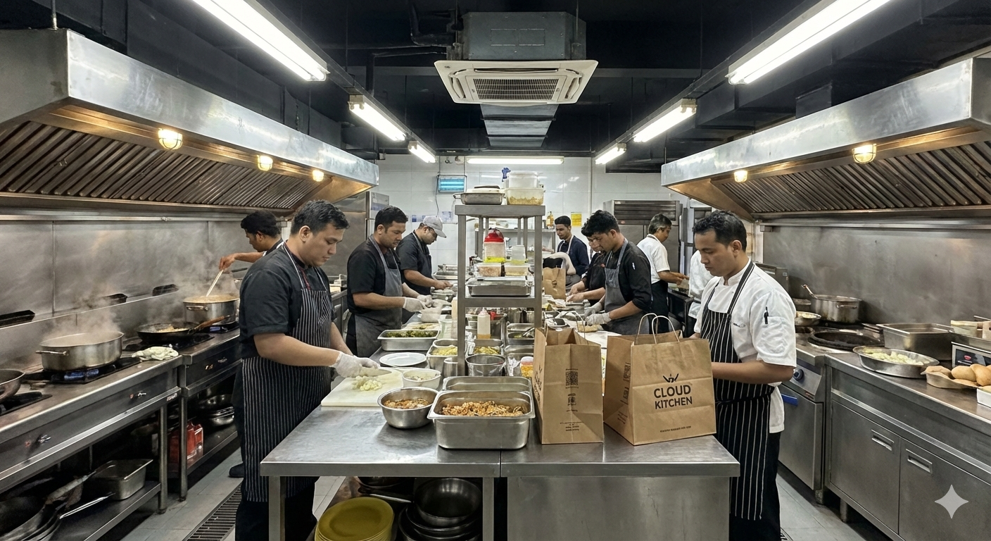 Ghost kitchen operations