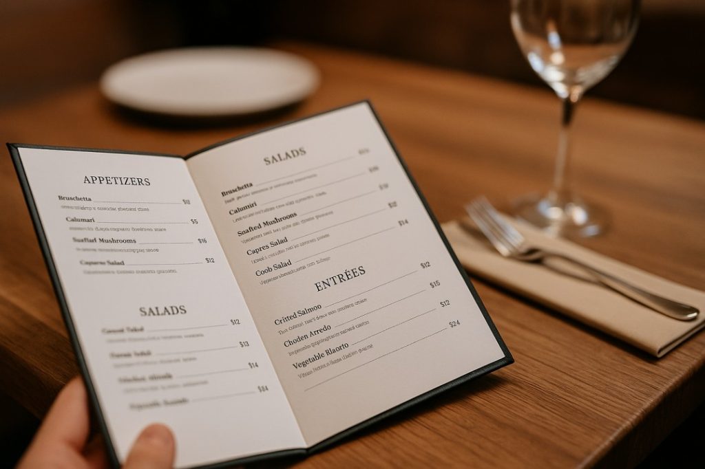 What should you keep on your menu – Ask AI to stop guessing