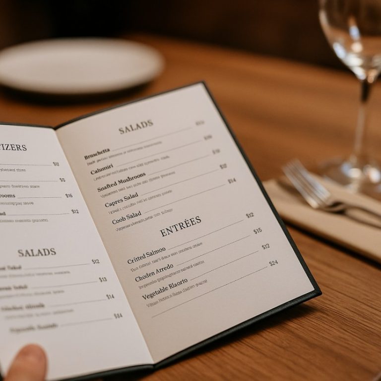 What should you keep on your menu – Ask AI to stop guessing