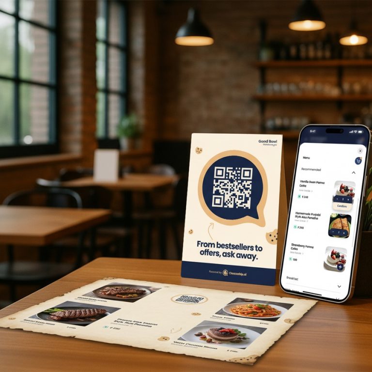 menu card vs qr menu